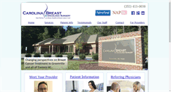 Desktop Screenshot of carolinabreast.com